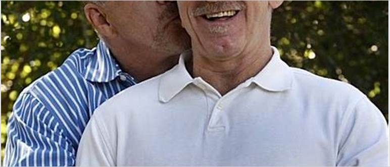 Gay old couple